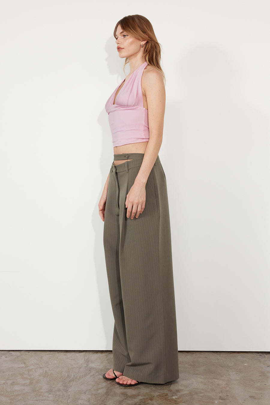 Spodniom Baggy Khaki