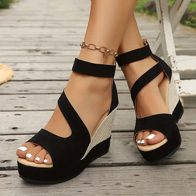 Valencia – Ortopedyczne Sandały na Koturnie