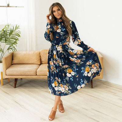 Sukienka Eleanor – Niebieska