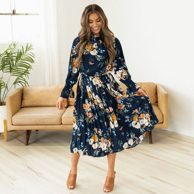 Sukienka Eleanor – Niebieska