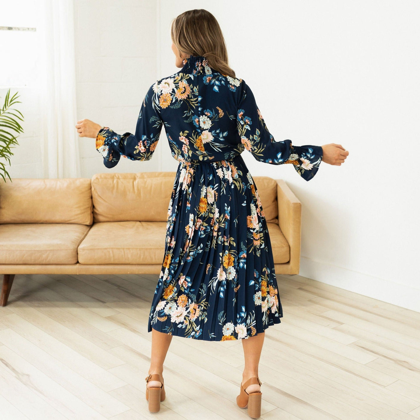 Sukienka Eleanor – Niebieska