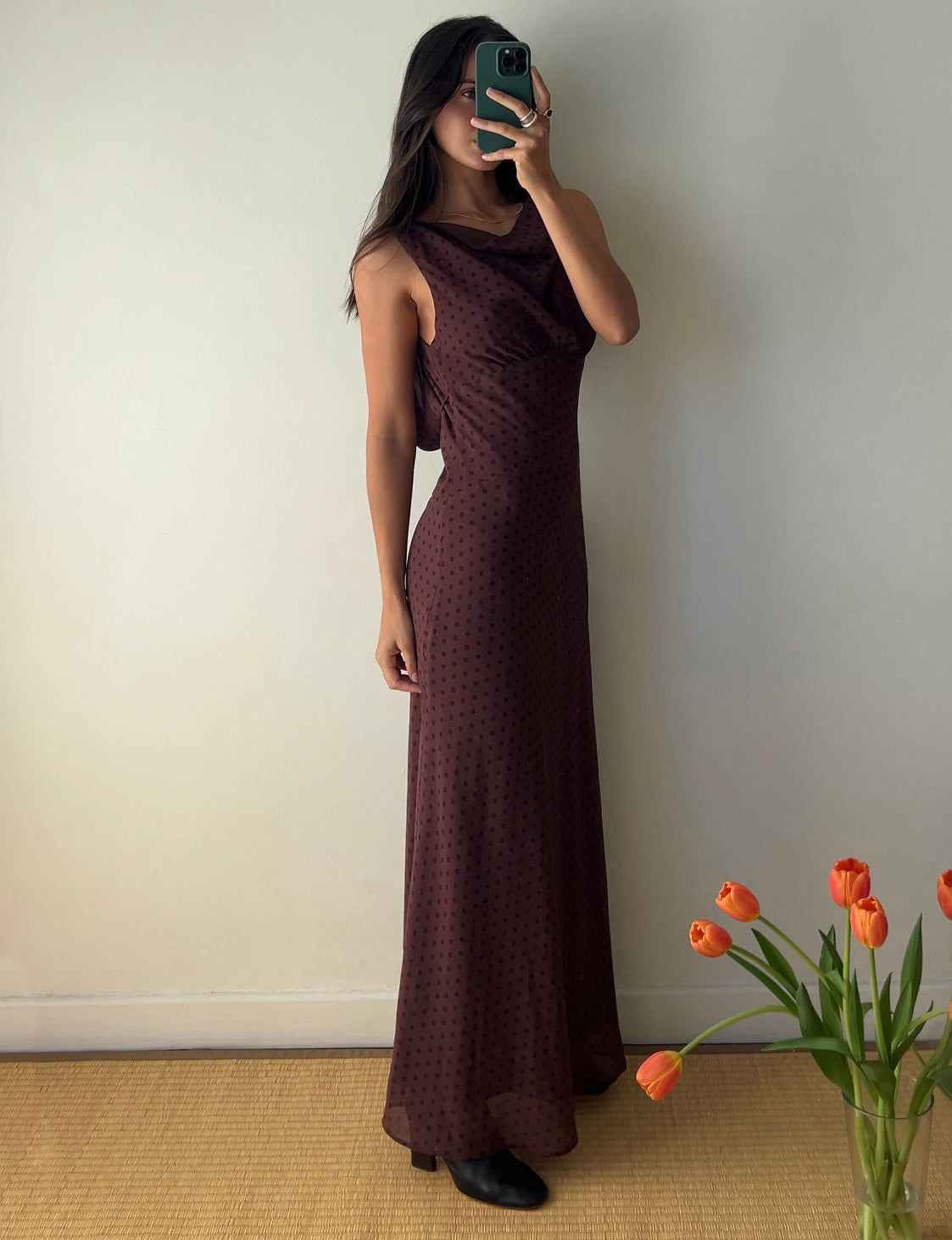 Sukience Carmela na Skos – Czekoladowe Groszki