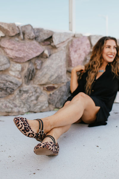 Corky’s Leopard Own It Flats.