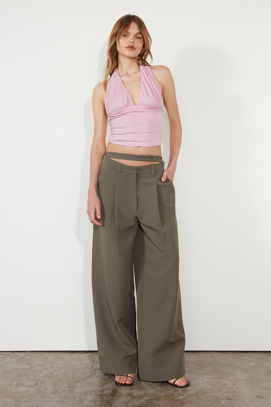 Spodniom Baggy Khaki