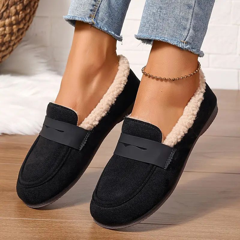 Aria – Wygodne Loafersy z Futerkiem