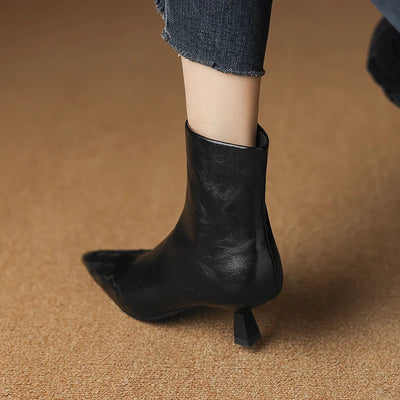 Intreccio Skórzanych Botków.