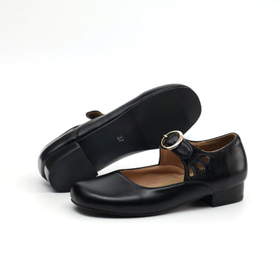 Mary – Ortopedyczne Skórzane Baleriny