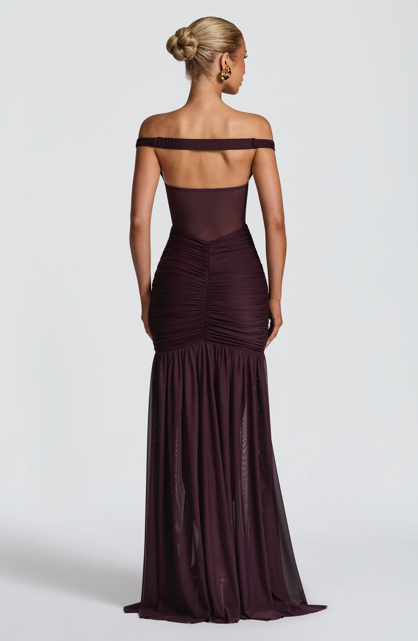 Alaia Maxi Dress - Plum Dress Babyboo Fashion Premium Exclusive Design