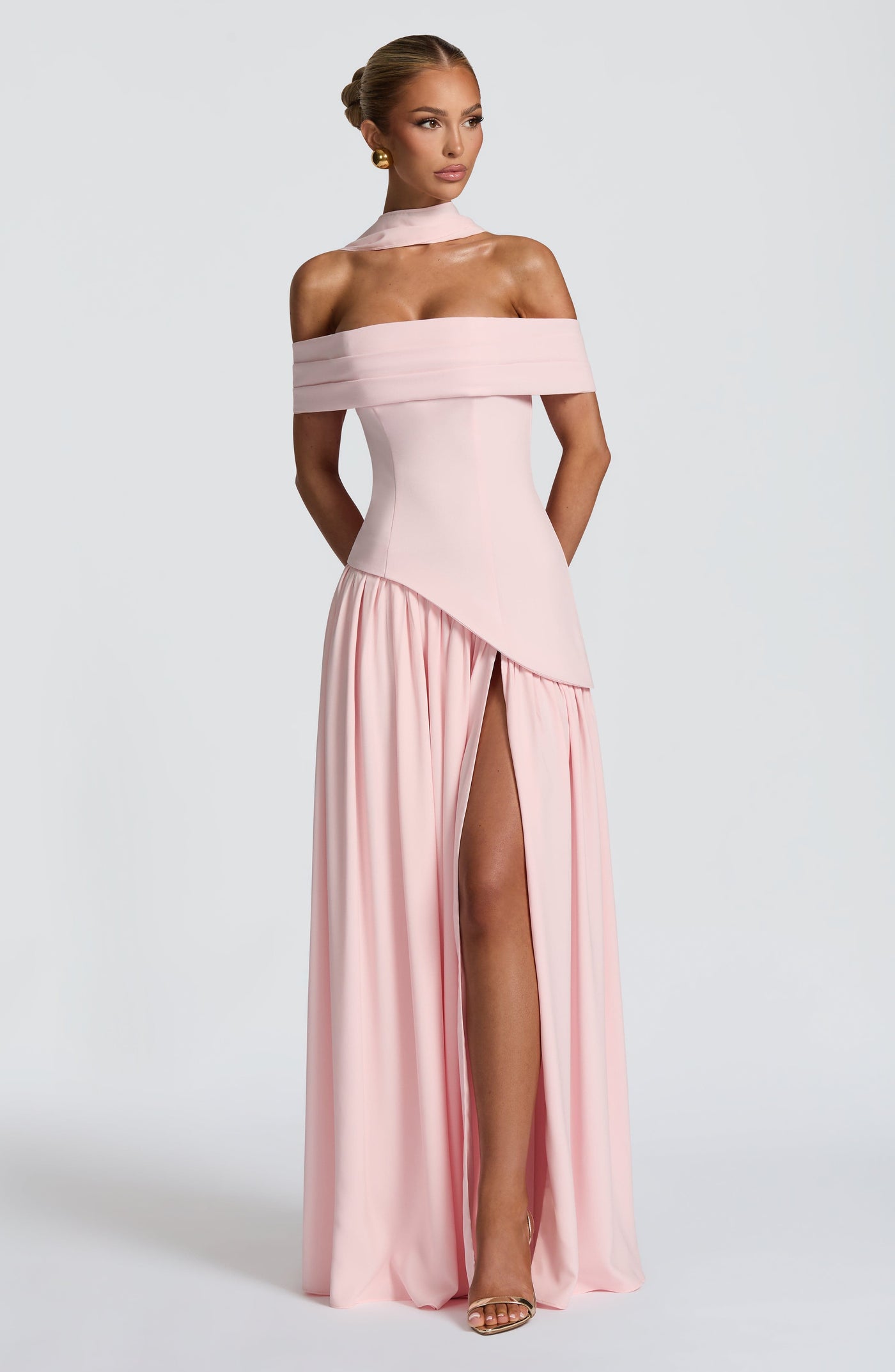 Delilah Maxi Dress - Blush Dress Babyboo Fashion Premium Exclusive Design