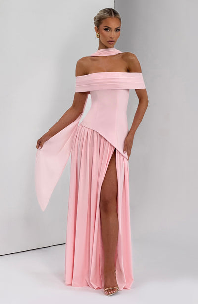 Delilah Maxi Dress - Blush Dress Babyboo Fashion Premium Exclusive Design