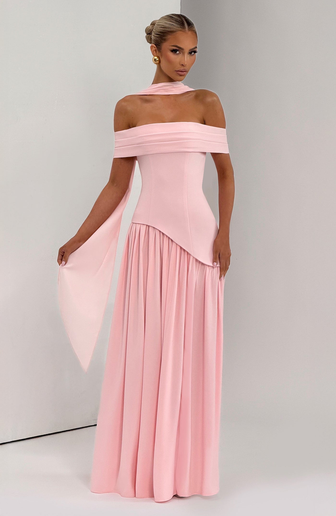 Delilah Maxi Dress - Blush Dress Babyboo Fashion Premium Exclusive Design
