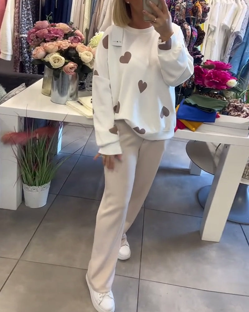 Swetrem z Mieszanki Bawełny w Serca