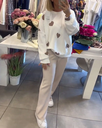 Swetrem z Mieszanki Bawełny w Serca