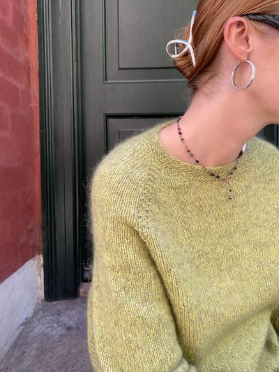 Esmeralda Sweater, No 20 + silk mohair strikkekit